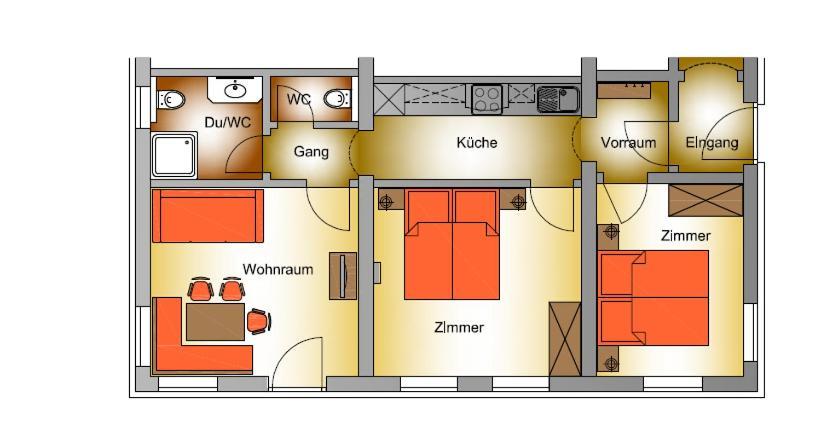 Apartment Kolb Hippach Bagian luar foto